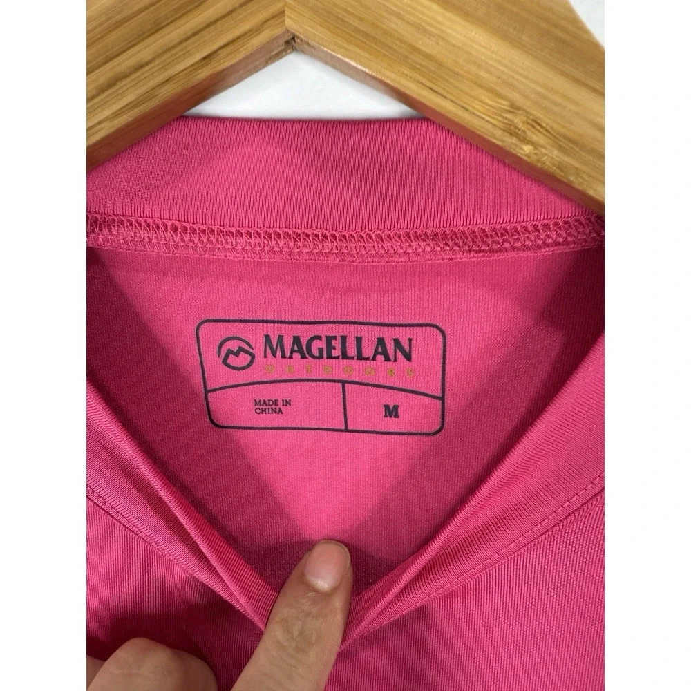 Magellan Outdoors Women's Long Sleeve Pink Casual Fishing Shirt Size M - Picture 12 of 12